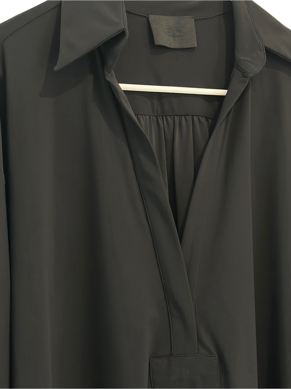 ONA by Yoon Chung Oversized Sag Harbour Shirt Dress Black XS/S X-Small/Small - Picture 5 of 8